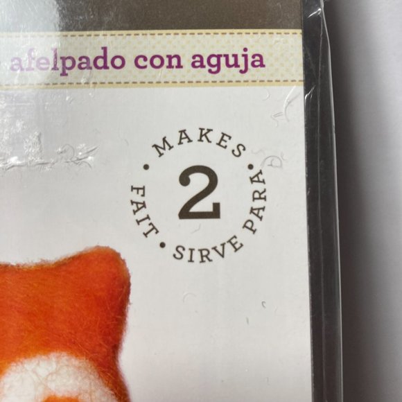 Dimensions Needle Felting Kit Round & Woolies Owls Craft Felt Kit 100% Wool - Picture 11 of 13